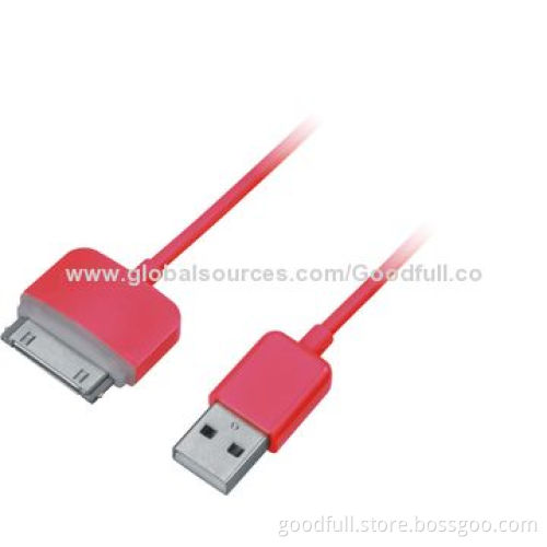 8-different Colors Design 1/2/3m Cable for iPhone 4